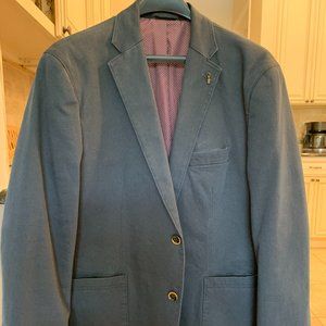 Johsnton & Murphy Blue/Gray Sports Jacket